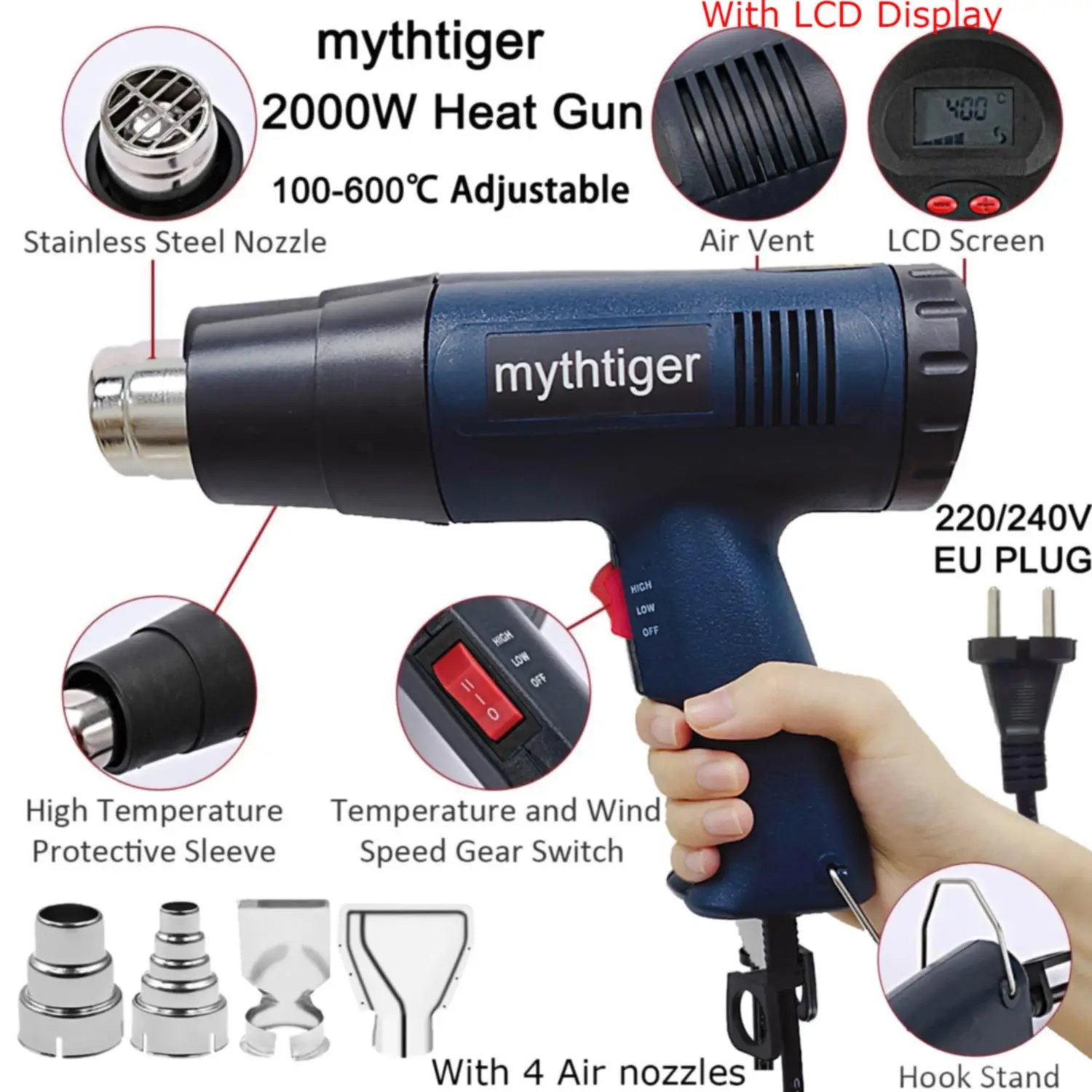 EC-MINI Heat Gun - Master Appliance Heat Tools