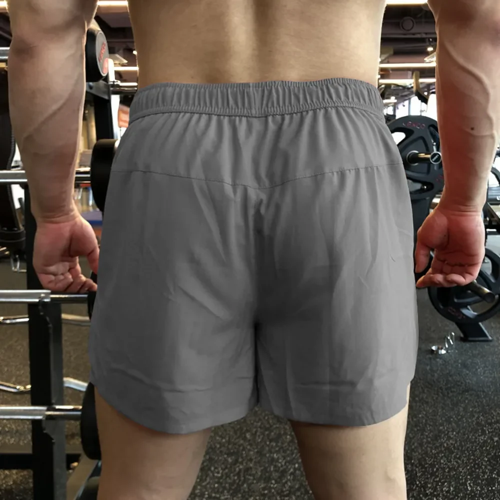 New Muscle Fitness Brothers Sports Shorts Men Summer Loose Large Size Woven Running Basketball Training Quick Dry Pants