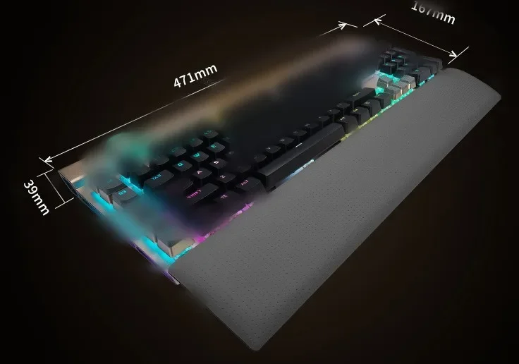 Corsair K100 RGB Zwart Toetsenbord