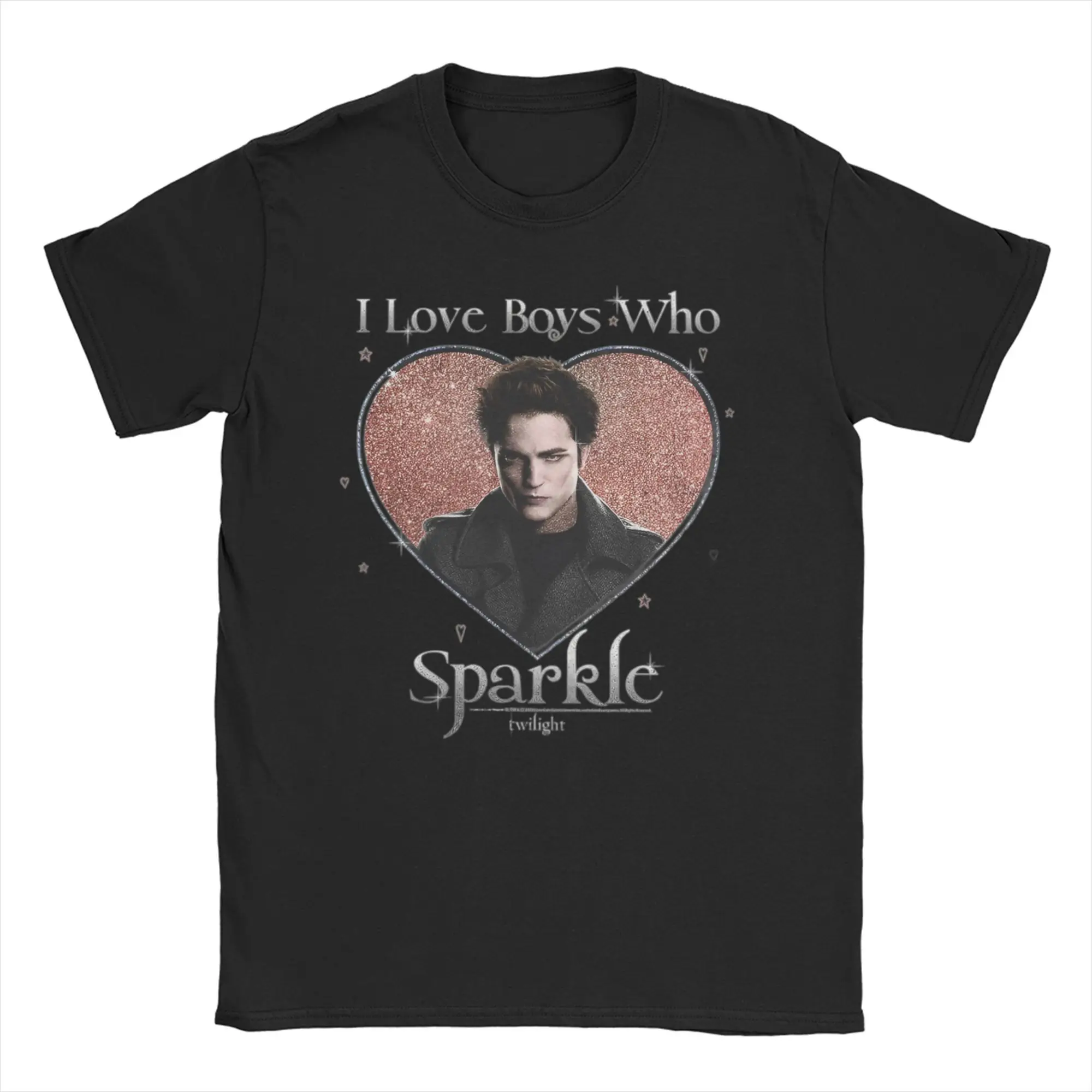 Edward Cullen Retro 90 Twilight Film T-Shirt Robert Pattinson Einzigartiges T-Shirt aus 100 % Baumwolle O-Ausschnitt T-Shirts Plus Size Kleidung