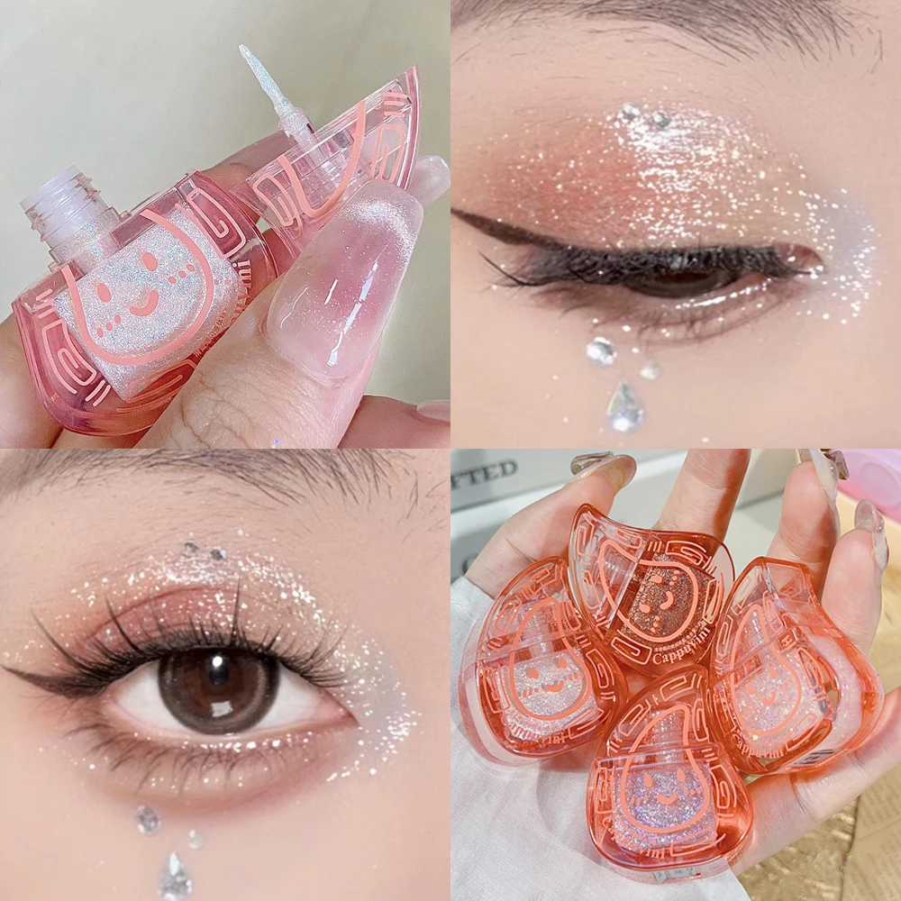 Eyeshadow Diamond Shimmer Waterproof Liquid Glitter Eyeliner Highlights Stick Shiny Sequin Eye Shadow Eye_voghion.com