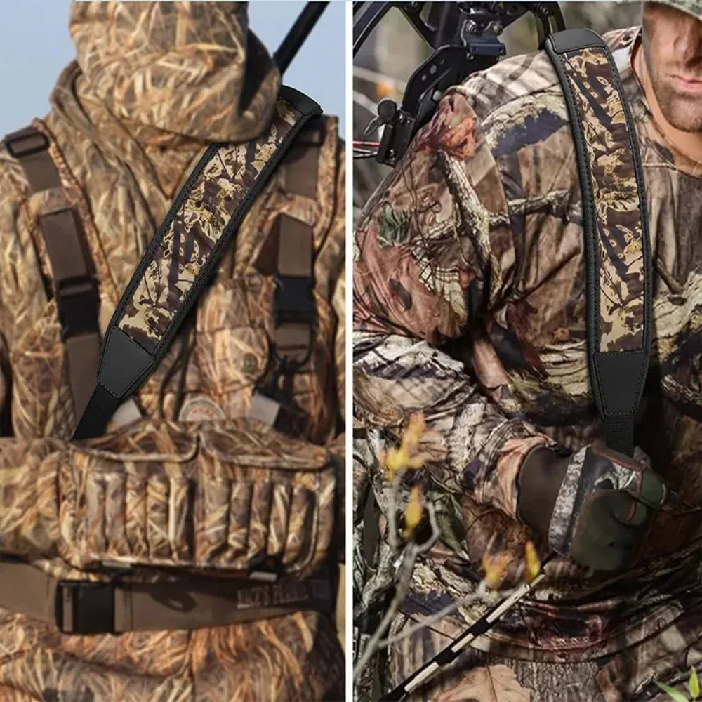 Jungle Tactical 2-Point Harness Rifle Sling with Swivels Durable Shoulder Padded Strap Adjustable Nylon Hunting Straps 2