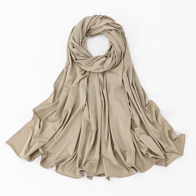 Nouveau Hijab en Jersey Liquide pour Femmes Musulmanes, Foulards et Châles de Ramadan, Voiles Islamiques, Mode Musulmane, Châle Islamique ﻿ 180*60cm
