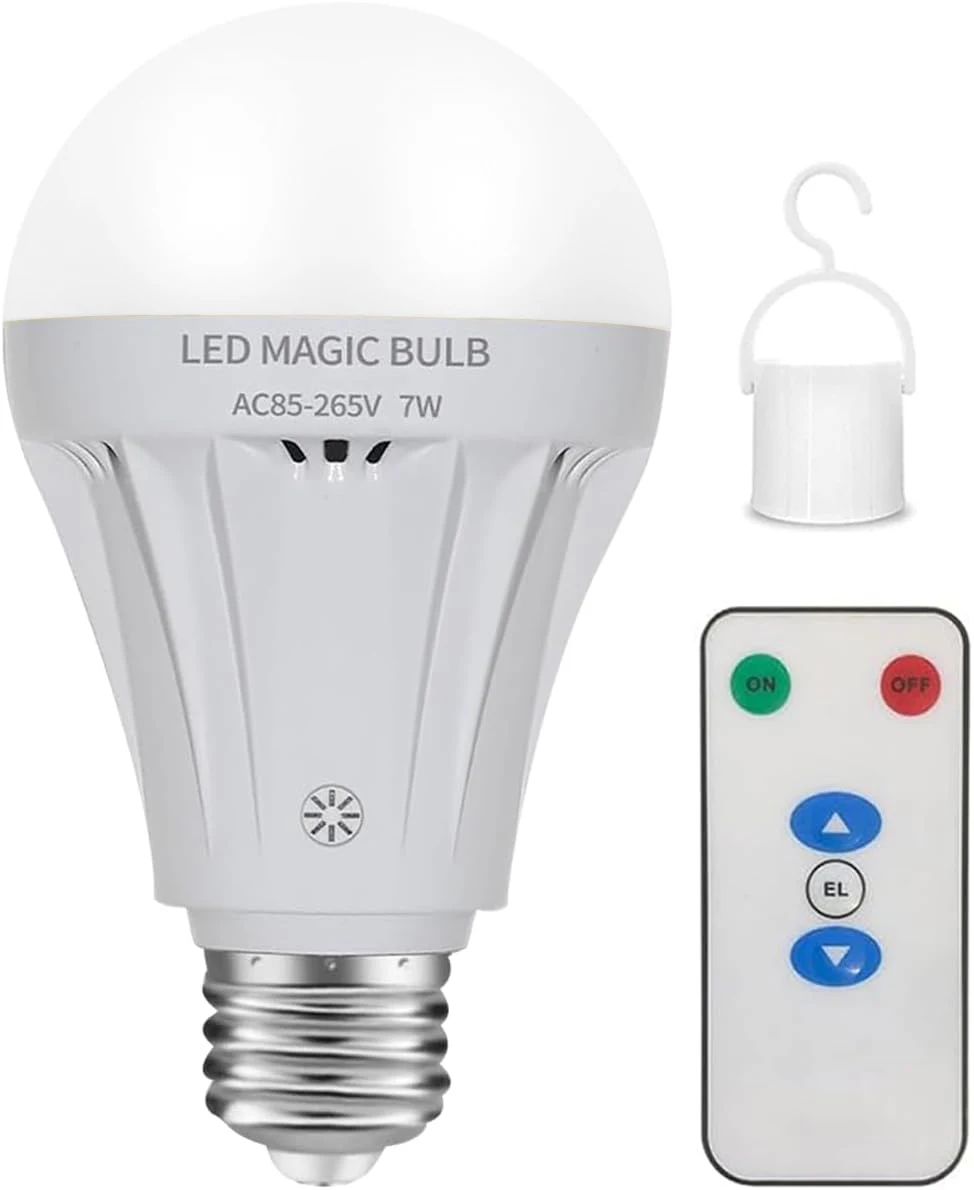 Lampadina ricaricabile con telecomando, lampadina dimmerabile a 3 colori, lampadina USB E27, lampadina di emergenza, confezione da 2 | Leroy Merlin Lampadina ricaricabile con telecomando, lampadina dimmerabile a 3 colori, lampadina USB E27, lampadina di emergenza, confezione da 2 | Leroy Merlin