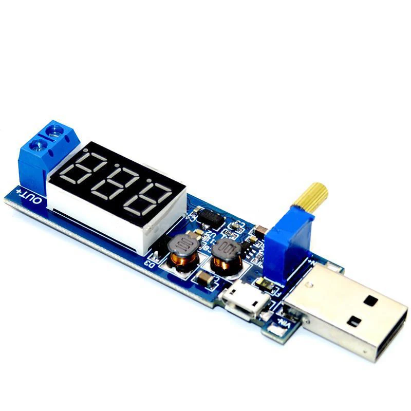 DC-DC 5 В до 3 В/12 в USB повышающий/понижающий модуль питания Регулируемый повышающий