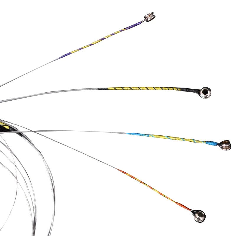

A Set Of Violin Strings E-A-D-G Core Aluminum Alloy Steel Strings Wound Stringed Musical Instrument Parts