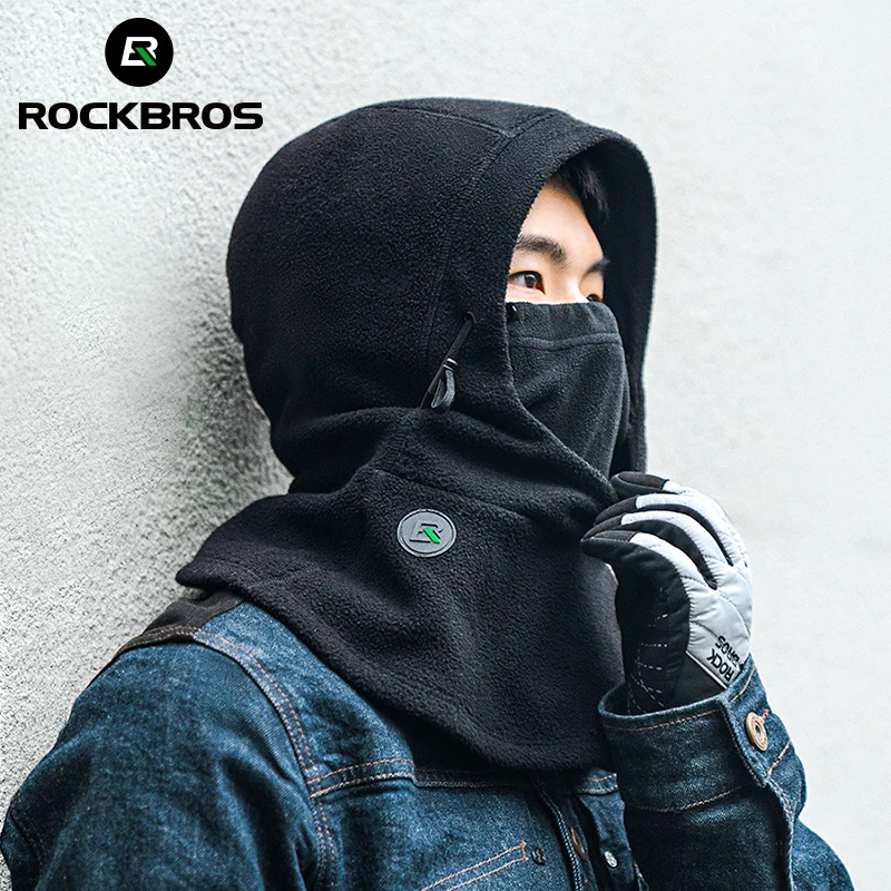 ROCKBROS 겨울 마스크 방풍 캡 열 보온 사이클링 발라클라바 스포츠 마스크 풀 페이스 등산 스키 자전거 마스크 모자