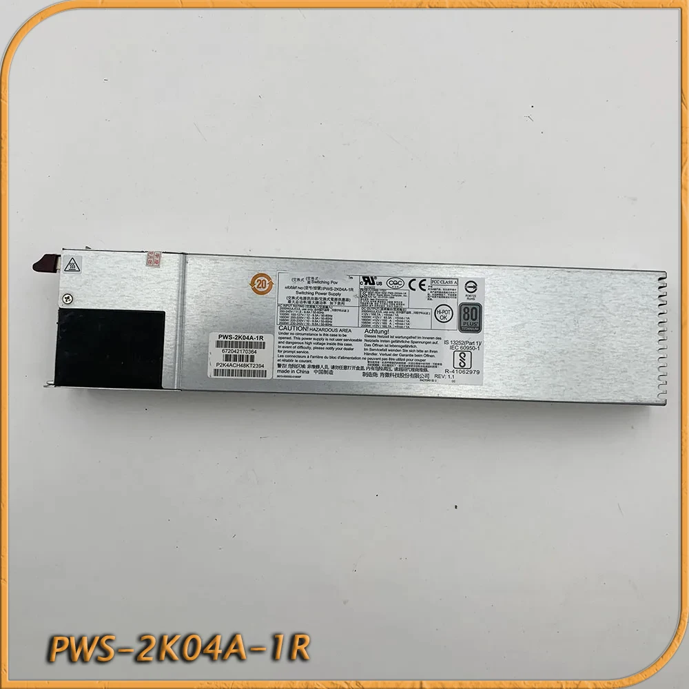 Для Supermicro PWS-2K04A-1R 2000W серверный источник питания 100% протестирован работает хорошо
