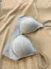 Wirel Bra Sexy Fixed Strap Ba Double Hook Fastener Nylon Fabric No Trace Super Thiened Pu up Anti Sagging Underwear