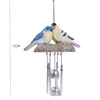 Outdoor Countryside Birds Wind Chimes Home Decorations Garden Courtyard Decorations Resin Bird Wind Chimes with Bell 4