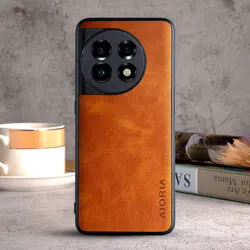 Luxury Vintage Leather Phone Case - Premium Protective Cover for Oneplus 9(China) (Yellow)