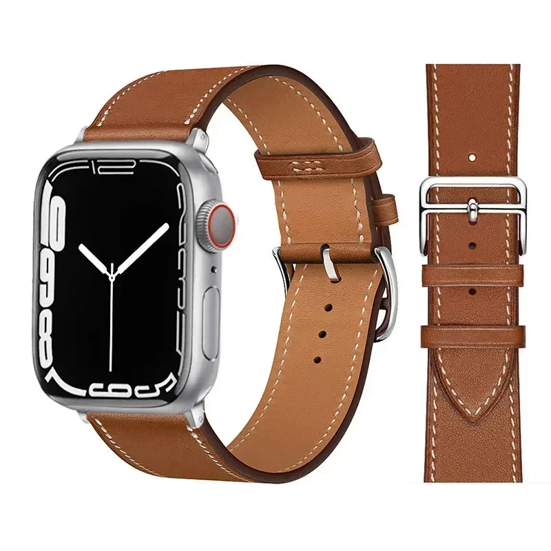 Premium Leather Watch Band - Elegant Strap