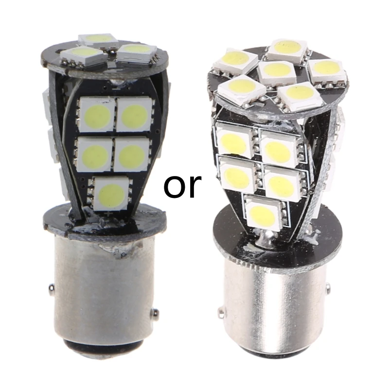 

Белый CANBUS 1157 BAY15D 21 светодиодный 5050 SMD P21/5 W тормозной задний светильник DC 12V