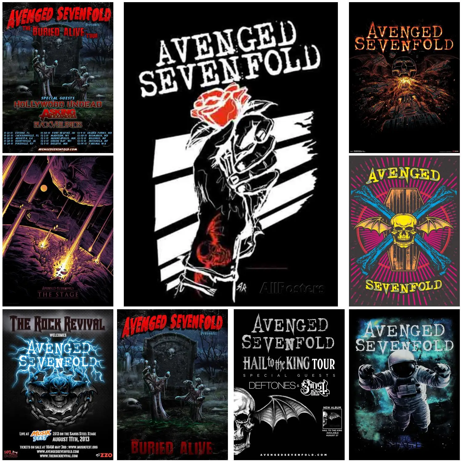 Poster AVENGED SEVENFOLD  Wall Art, Gifts & Merchandise