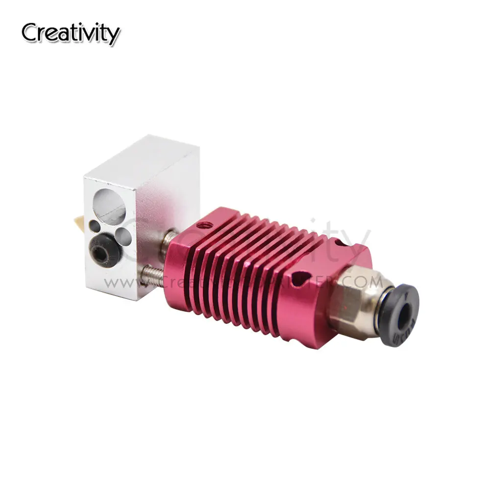 1PC MK8 Assembled Extruder Hot End Kit For CR10 Ender 3 1.75mm 0.4mm Nozzle Aluminum Heating Block 3D Printer Accessories