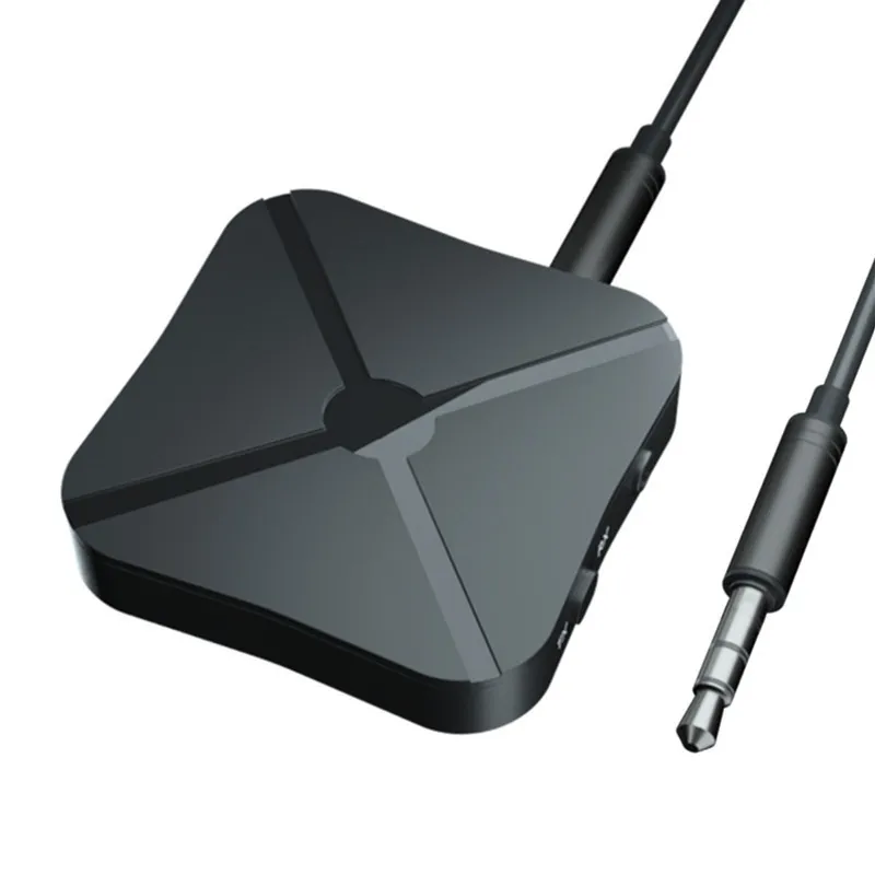

2-в-1 беспроводной Bluetooth V5.0 передатчик приемник 3,5 разъем стерео музыка беспроводной адаптер USB ключ для автомобиля ТВ ПК наушников