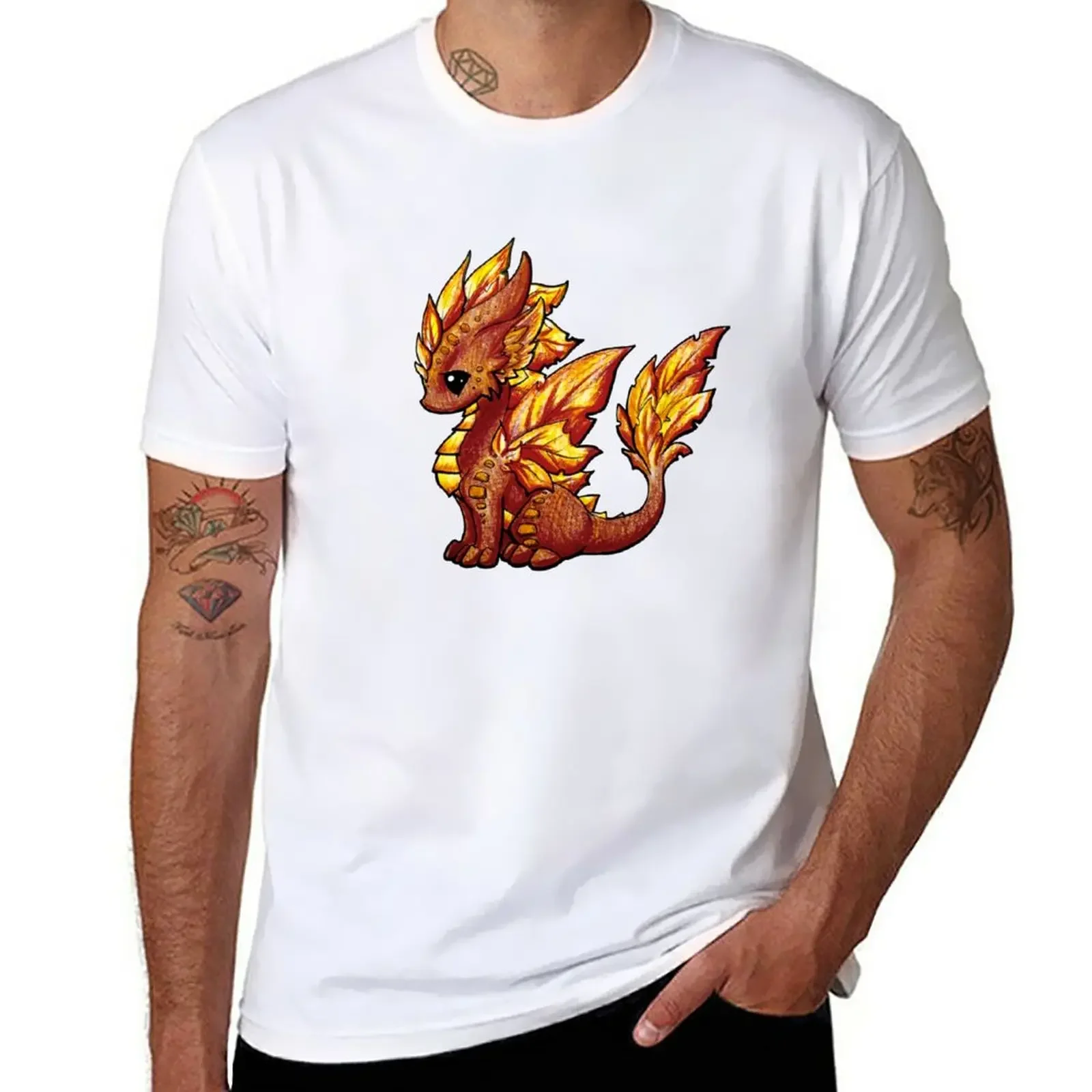 

Autumn Dragon T-Shirt plain Aesthetic clothing quick drying t shirts for men