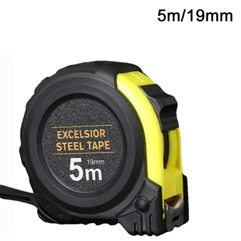 Precise Clear Steel Tape Measure Retractable 3M 5 Meters Thickened Self-locking Rubberized Woodworking Tool Metric Tape Ruler tape measure