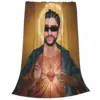 Saint Bad Bunny Blankets Flannel All Season Portable Super Soft Throw Blankets for Bedding Outdoor Rug Piece 3