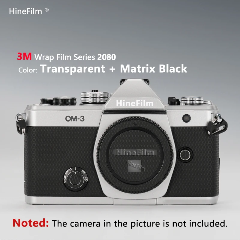 Olympus OM3 투명 카메라 스티커 용 Hinefilm 스킨 OM 3 Olympus OM-3 카메라 랩 커버 스티커 용 투명 카메라 스킨