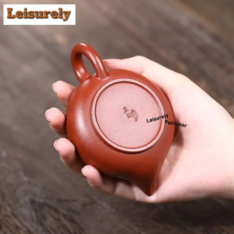 100ml Elegant Yixing Purple Clay Teapots Artists Handmade Small Pot Raw Ore Purple Mud Kettle With Filter Zisha Tea Set Craft