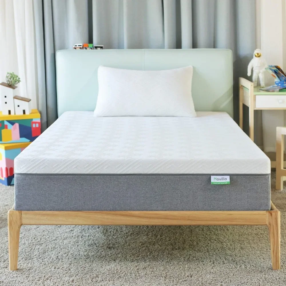 

Twin Mattress, 10 Inch Gel Memory Foam Twin Size Mattress for Cool Sleep & Pressure Relief, Medium Plush Mattresses
