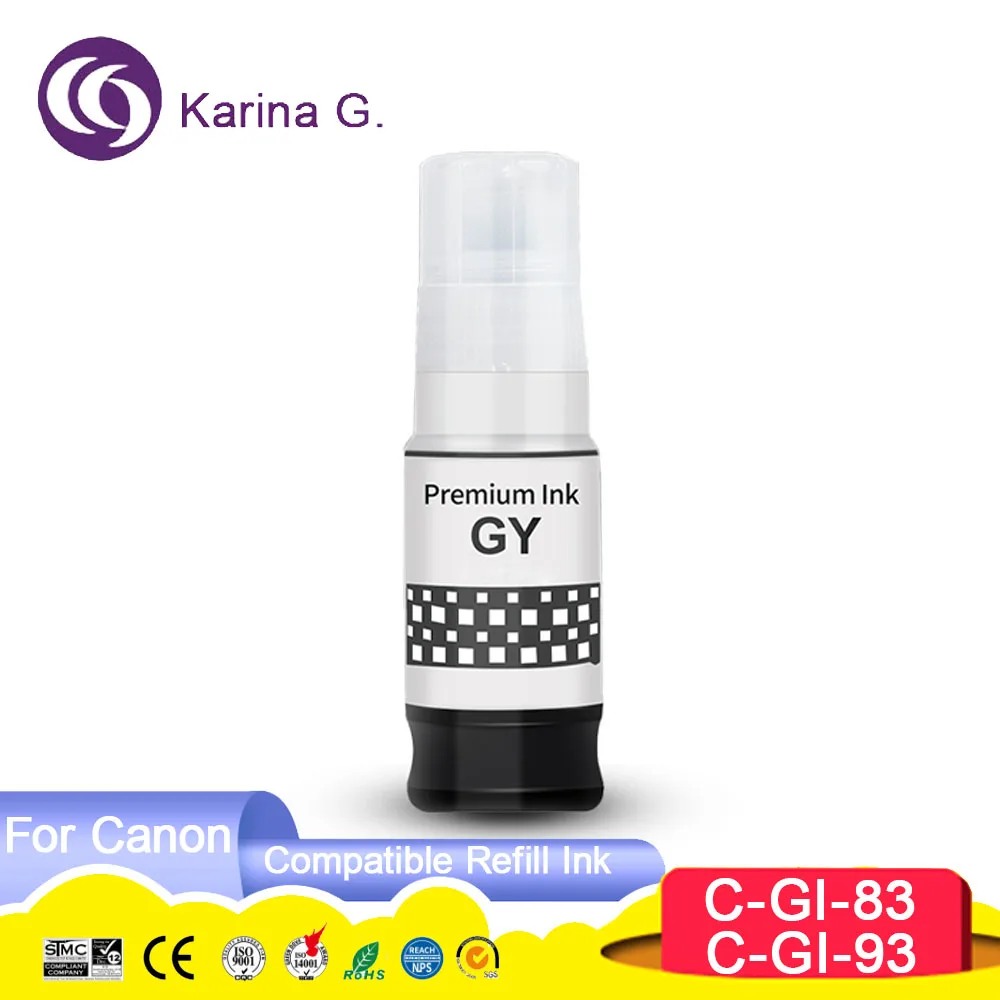 High Quality Compatible Water Based Refill Ink GI-83 GI83 GI 93 GI-93 Refill Ink