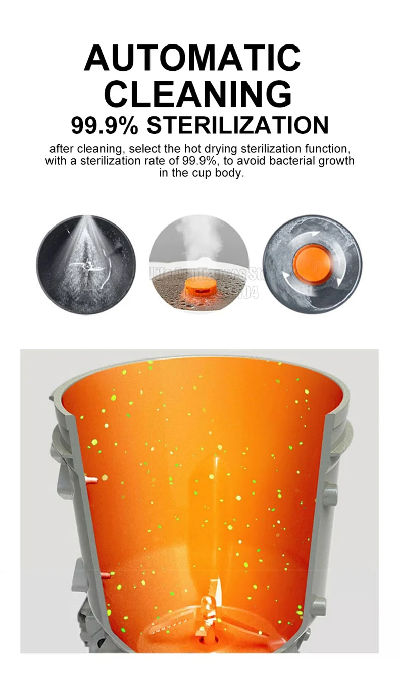 Description Picture 6 of itemJoyoung K150 Electric Blender Home Appliances 1500ML Soymilk Maker 30000rpm Stirring Food Processor Milkshake Juicer Mixer 220V