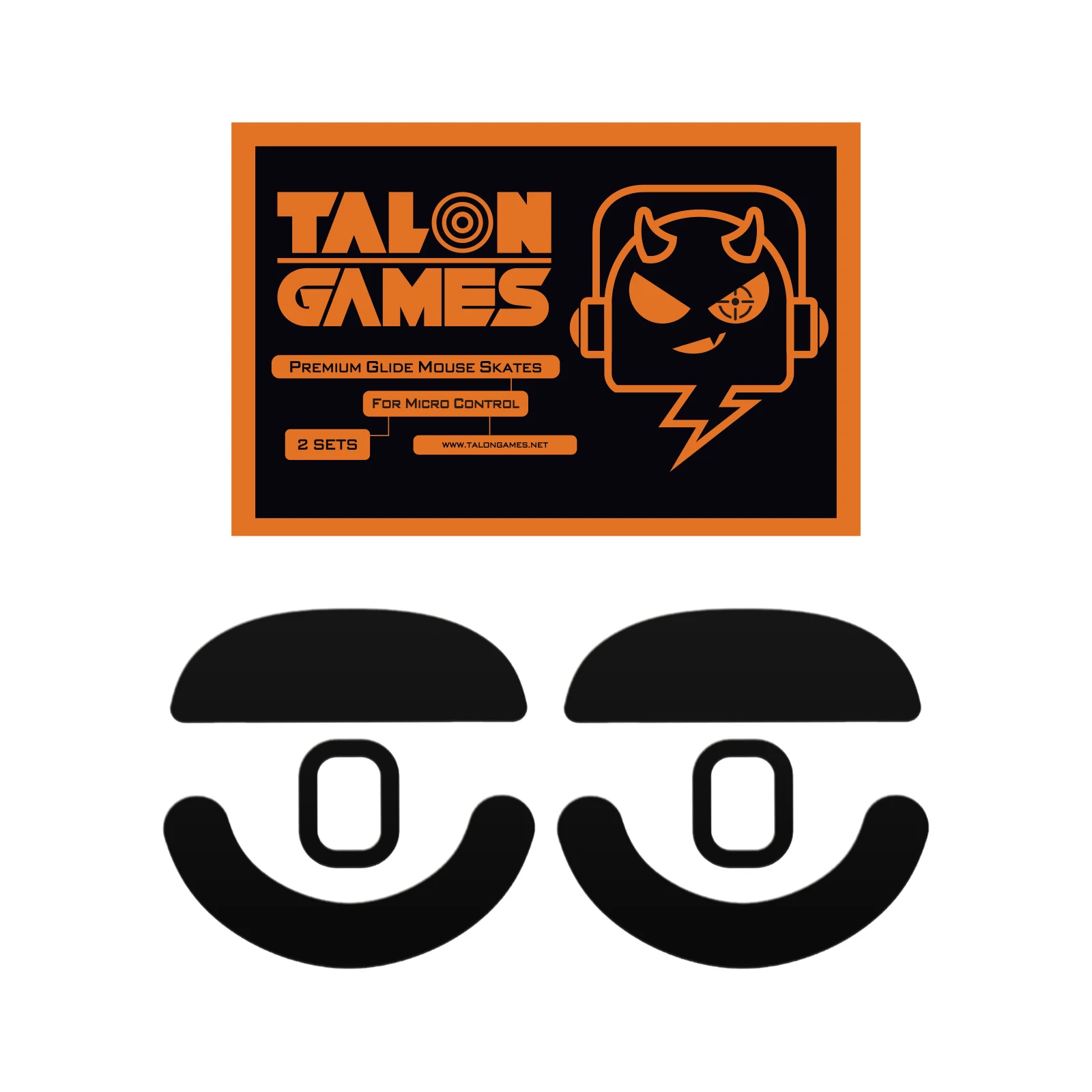 TALONGAMES 마우스 발 스케이트, Pulsar X2 / X2 미니 무선 제어 유형 교체 글라이드 발 패드 마우스 스티커..