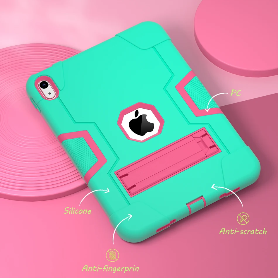 Durable Shockproof iPad Case with Stand for Various Models and Sizes