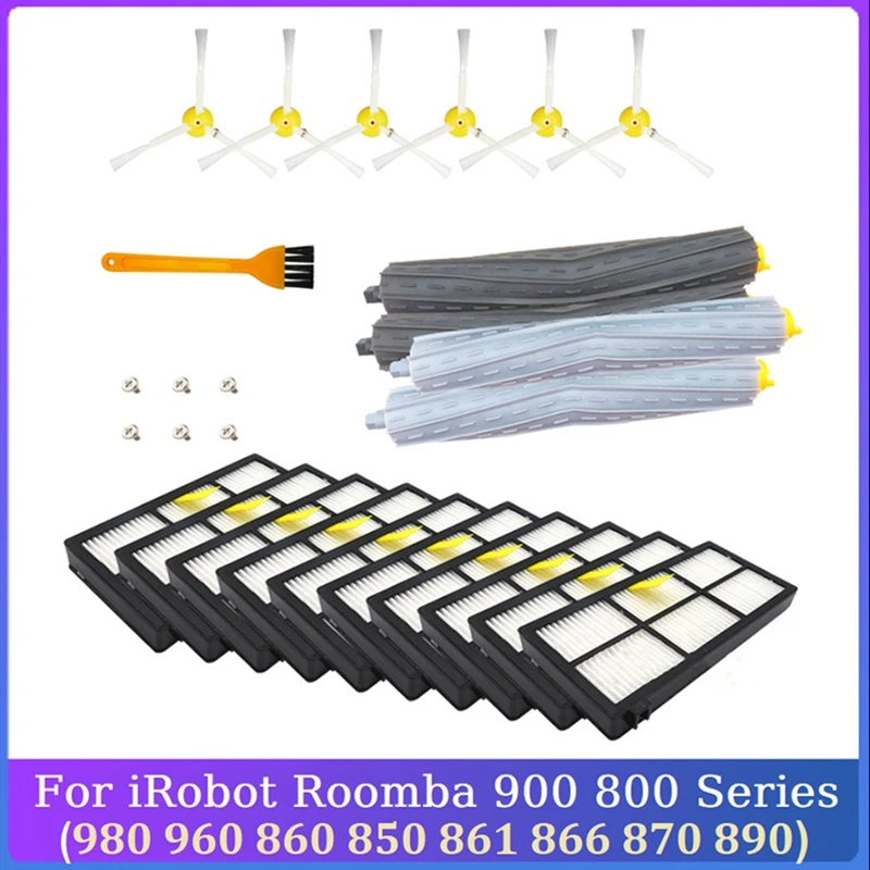 

Аксессуары для Irobot Roomba 860 865 866 870 871 980 960 966 981, сменный щетчатый фильтр для пылесоса