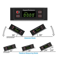 Protractor Digital Angle Gauge Inclinometer Magnetic Electronic Level LCD Digital Display Gauge Angle Measuring Instruments 2