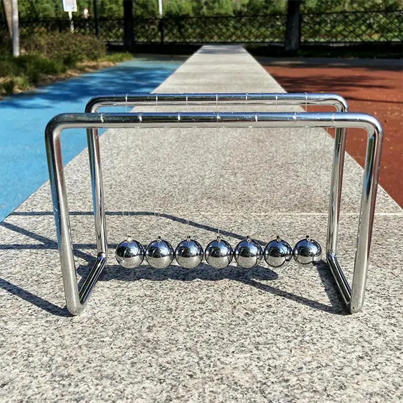

New Newton Cradle Balance Steel Balls School Teaching Supplies Physics Science Pendulum Desk Toy Gifts Home Decoration