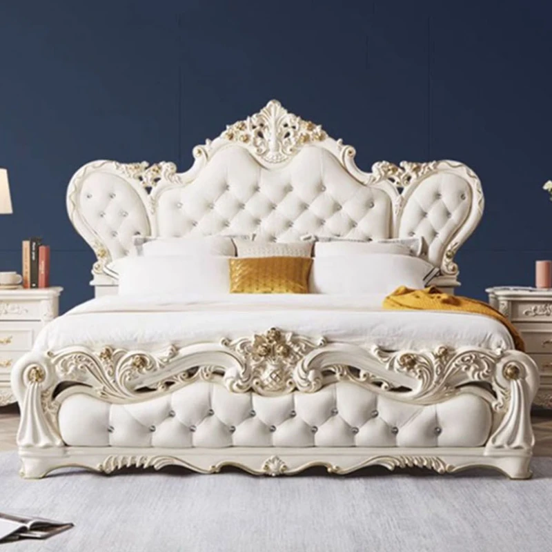 Cornici Per Letto Matrimoniale Estetiche Di Lusso Nordico Camera Da Letto Matrimoniale Letto Matrimoniale In Legno Di Fascia Alta Twin Letto Matrimoni