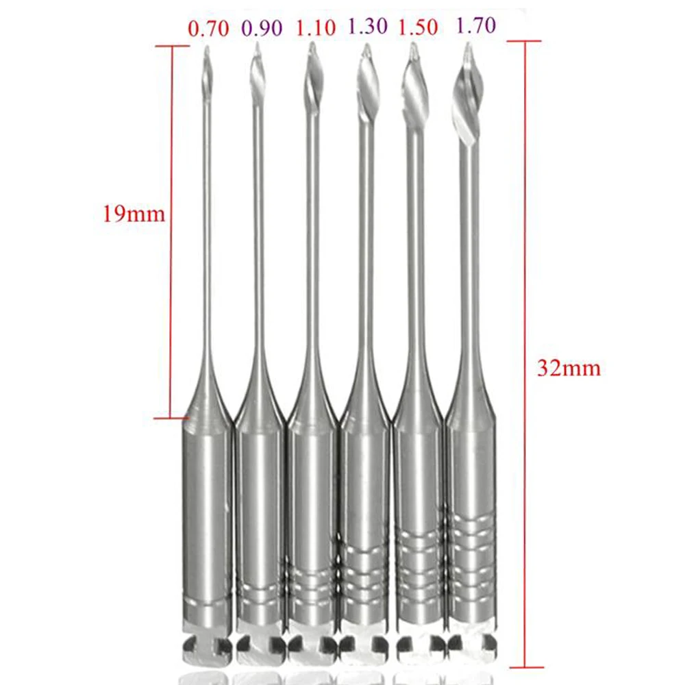 Forets endodontiques gates glidden en acier inoxydable dentaire_voghion.com
