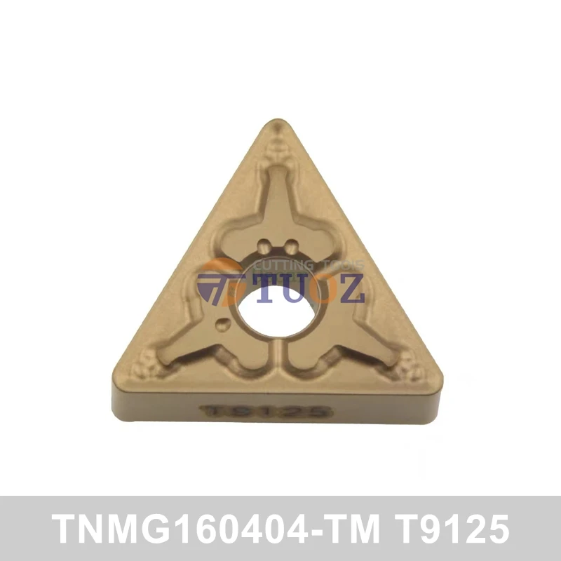 

100% Original TNMG160404-TM T9125 R0.4 Carbide Inserts TNMG 160404 -TM TNMG160404 Lathe Cutter CNC Turning Tools