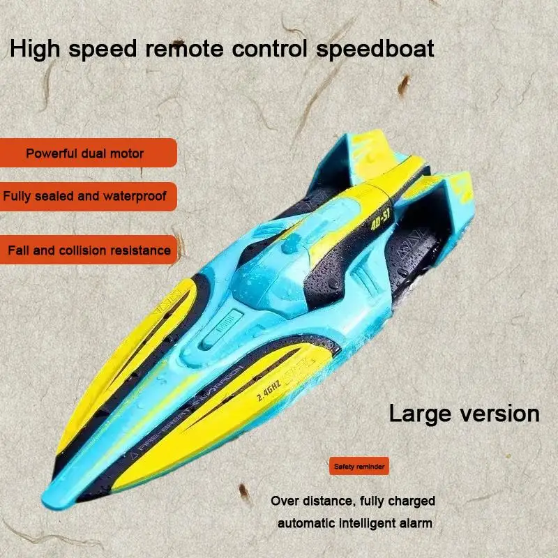 

Ultimate Long Endurance 2.4G Remote Control Speedboat - The Perfect Remote Control Boat for Thrilling Adventures