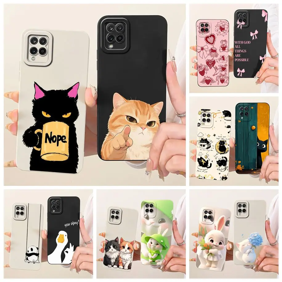 Cute Cartoon Animal Soft Silicone Back Cover - Cat, Duck, Rabbit Design
