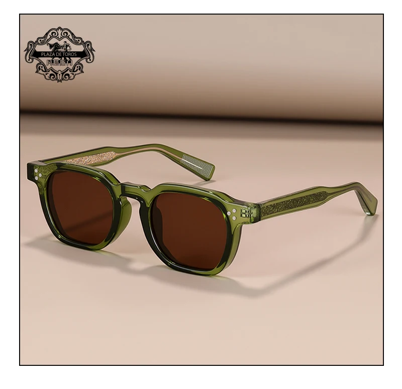 Retro Polygon Sunglasses - Womens TR90 Frame Polarized UV400 Summer Shades