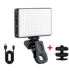 Portable Rechargeable LED Selfie and Video Light (With Shoe Mount)