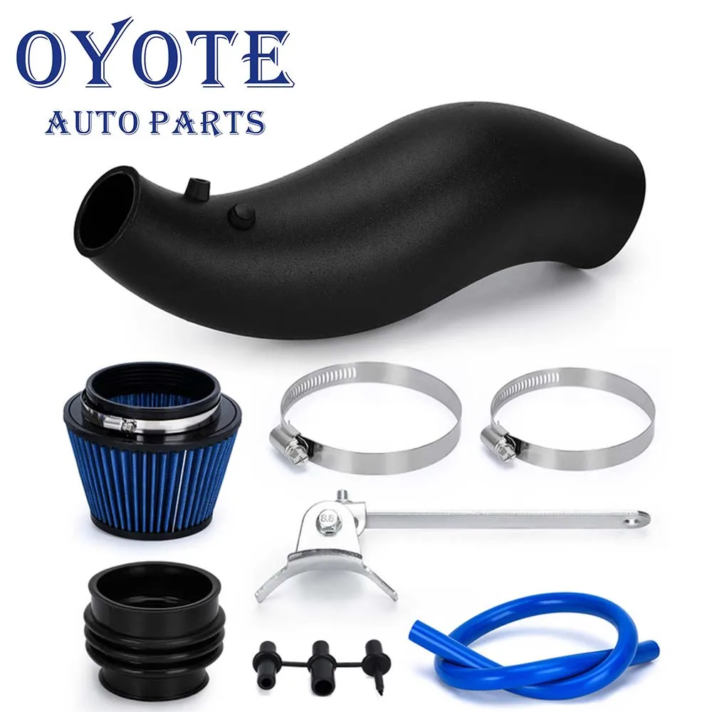 

OYOTE Air Intake Pipe Induction Filter Black Carbon Plastic With Air Filter For Honda Civic 92-00 EK EG JDM