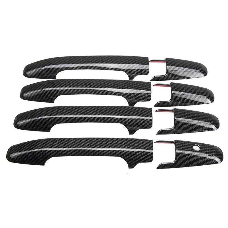 

Набор крышек для ручки двери для Honda Civic 2006-2011 и Pilot 2009-2015, стильное Внешнее украшение из углеродного волокна