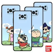 

Crayon Shin Chan Anime Case for Xiaomi Mi Poco X3 NFC F3 Redmi Note 9s 9 9A 9C 8 10 11 9T 8T 10T K40 Pro Plus Fashion Back Cover