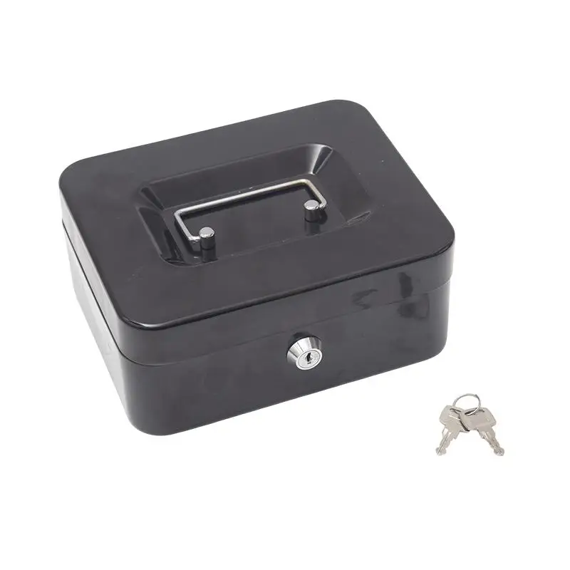 Compact & Portable Piggy Bank with Secure Lock and Key Holder