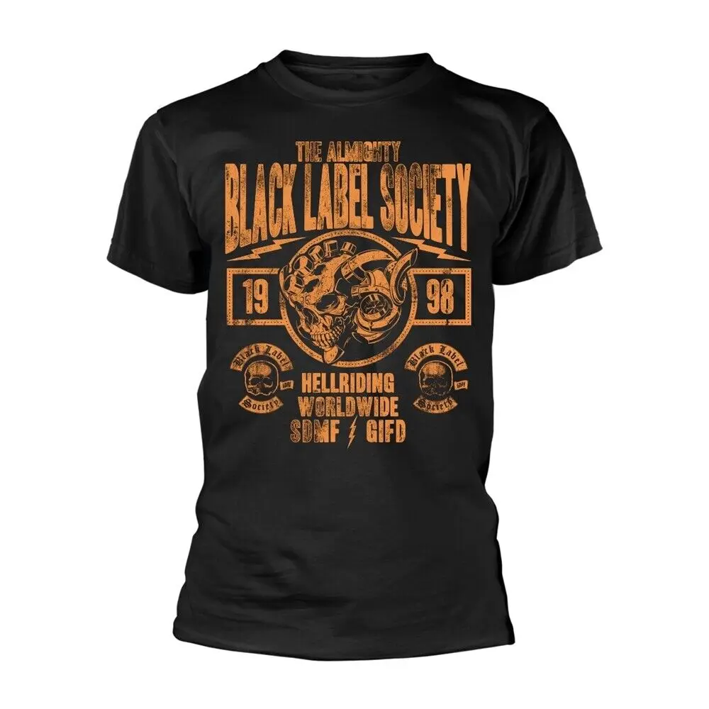 Black Label Society - Hell Riding Worldwide Black T-Shirt, Front & Back Print La