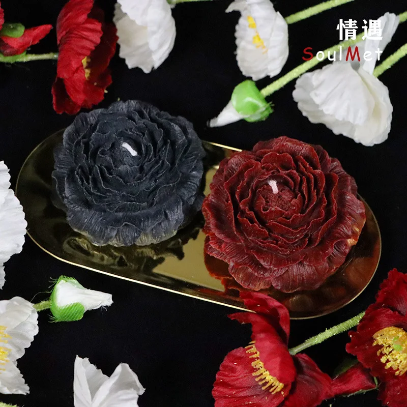 Low temperature candlessmSexy Props Gilding Wax Drip Aromatherapy45Degrees Rose Petals Does Not Hurt the Skin for Couples and Ad