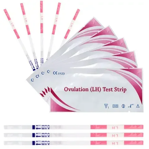 Ovulation Test Strips 60Pcs LH Household Urine Test Over 99% Accuracy Test Kit Pregnancy First Response
