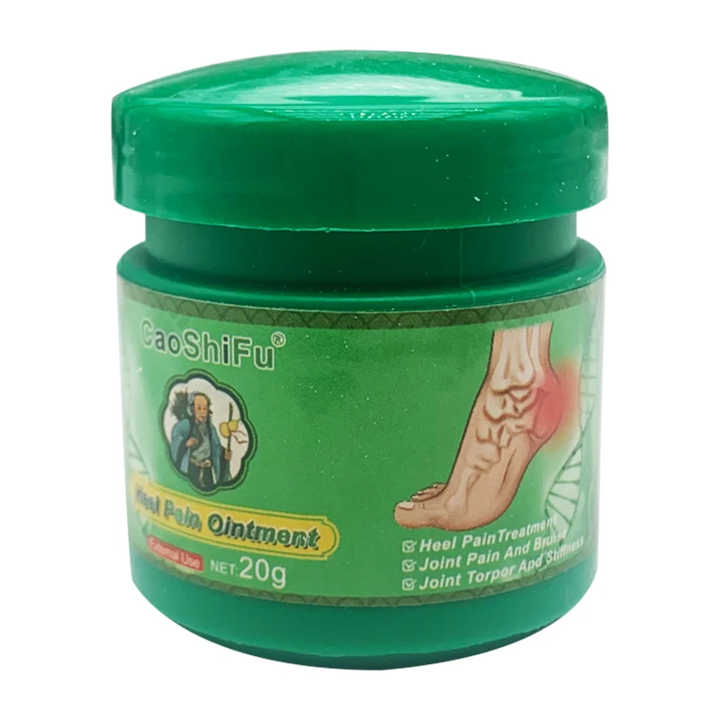 Heel Pain Relief Cream Plantar Spur Ankle Sprain Care OIntment Arthritis Joint Muscle Ache Massage Medical Plaster 1/3Pcs 20g