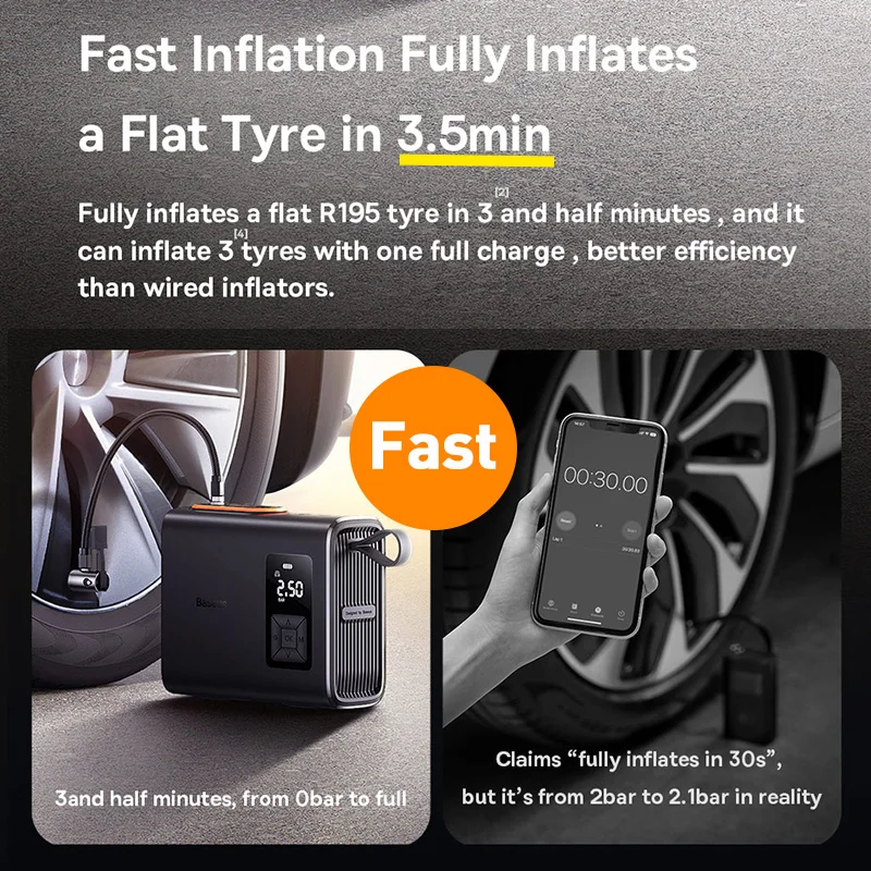 Baseus ��� �Ǹ��� �ڵ��� ���� ����� 250W �ڵ��� ���� ���� �ڵ��� Ÿ�̾� ������� ������ ��â�� ���� �޴�� ���� ���� ���÷��̼�