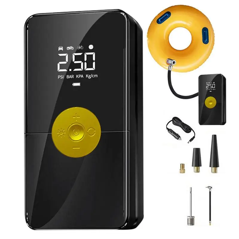 

Electric Bike Tire Pump Mini Wireless Smart Digital Air Compressor Tire Pressure Detection For Air Cushion Suv Accessories